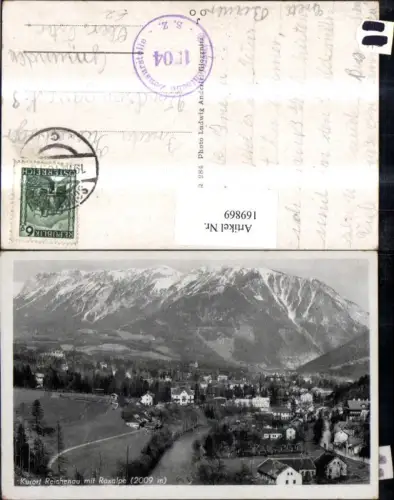 169869,Kurort Reichenau m. Raxalpe Totale