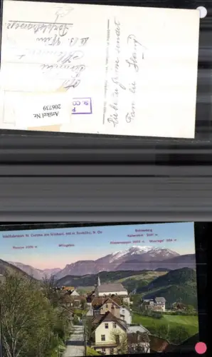 206739,St Corona a. Wechsel Wallfahrtsort Gipfelkarte
