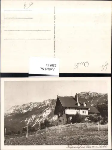 220513,Knappenhof a. d. Rax b. Reichenau