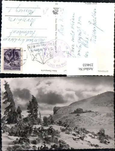 234633,Ottohaus an d. Rax b. Reichenau Winterbild