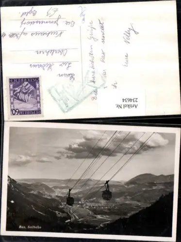 234634,Rax Seilbahn Gondel b. Reichenau