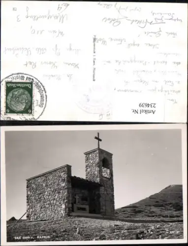 234639,Rax Kapelle b. Reichenau