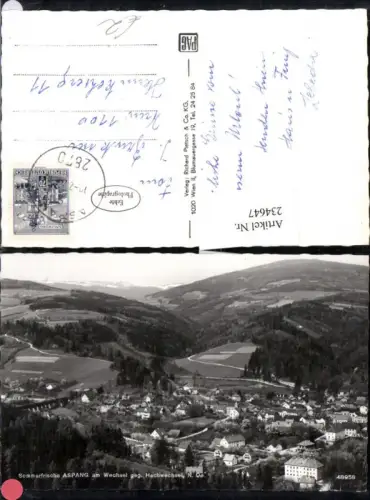 234647,Aspang am Wechsel Totale geg. Hochwechsel