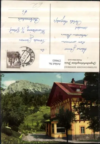 234663,Jugenderholungsheim Prein an d. Rax