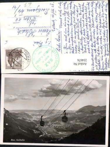 234676,Rax Seilbahn Gondel b. Reichenau