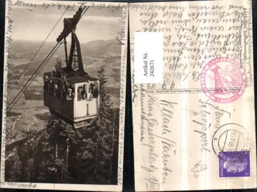 242671,Raxbahn Seilbahnwagen Seilbahn b. Reichenau