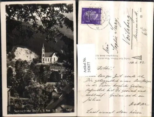 242677,Prein an d. Rax Teilansicht Kirche