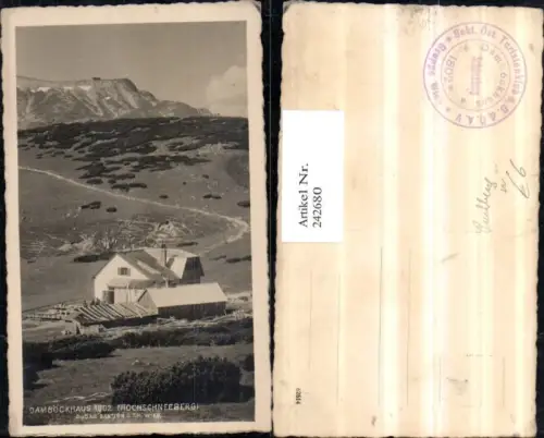 242680,Damböckhaus am Hochschneeberg b. Puchberg a. Schneeberg