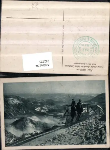 242725,Rax Vilma Haid Aussicht b. Ottohaus Blick über Reichenauertal b. Reichenau