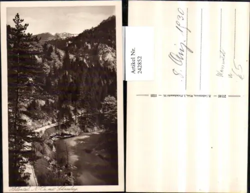 242852,Höllental b. Nasswald m. Schneeberg