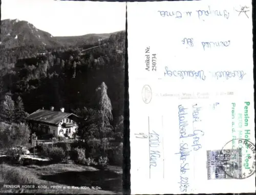 250734,Prein an d. Rax Pension Hober-Kogl