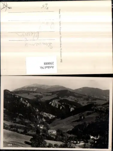 250888,Semmering Klamm geg. Rax pub Franz Schneidhofer 366