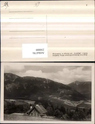 250889,Reichenau Gasthof Raxblick m. Raxalpe u. Schneeberg