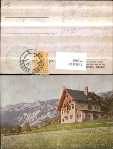 250965,Künstler AK Kronichs Touristenheim Knappenhof b. Reichenau