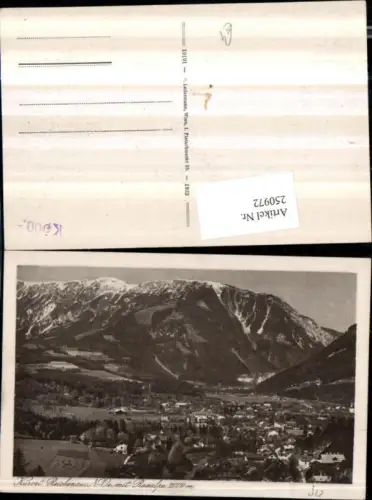250972,Reichenau an d. Rax Totale m. Raxalpe