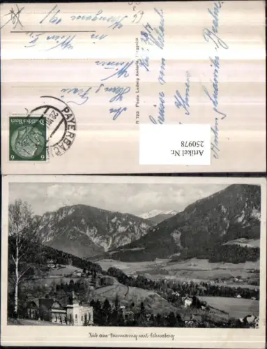 250978,Küb am Semmering m. Schneeberg