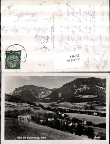 250984,Küb am Semmering Totale