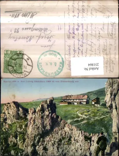 251864,Raxalpe Karl Ludwig Schutzhaus v. Bismarcksteig b. Reichenau