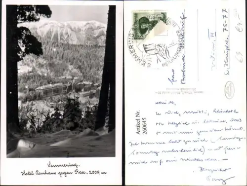 260645,Semmering Hotel Panhans geg. Rax Winterbild