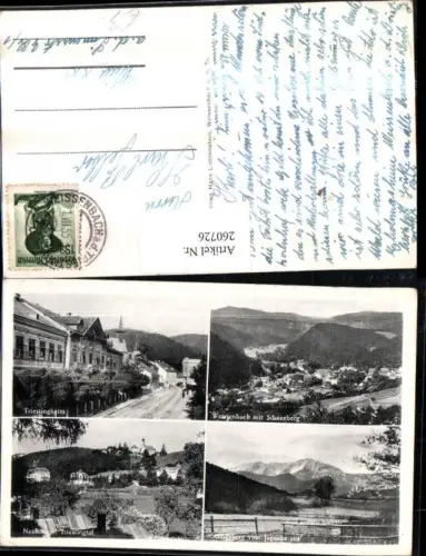 260726,Weissenbach an d. Triesting Totale Triestingheim Neuhaus Schneeberg Mehrbildkarte