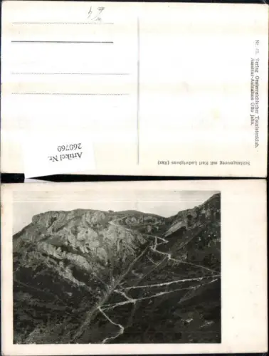 260760,Schlangenweg m. Karl Ludwig-Haus Bergkulisse b. Reichenau