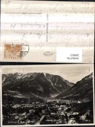 260815,Reichenau an d. Rax Totale m. Raxalpe Bergkulisse