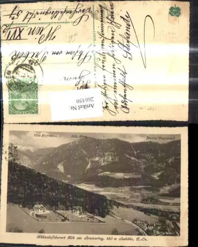 266450,Küb a. Semmering Totale