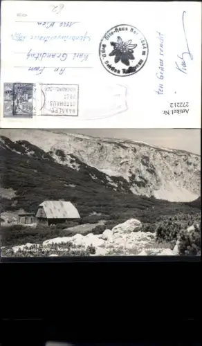 272212,Raxalpe Seehütte m. Lechnermauern b. Reichenau