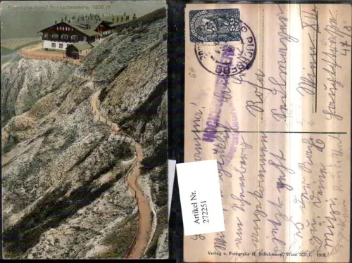 272251,Eisenbahn Hotel am Hochschneeberg b. Puchberg