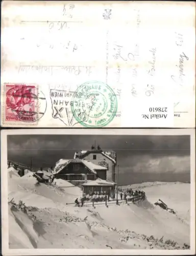 278610,Rax Ottohaus b. Reichenau Winterbild