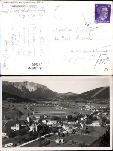 278619,Puchberg am Schneeberg Totale Bergkulisse