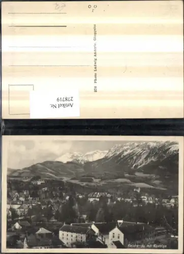 278719,Reichenau Totale m. Raxalpe Bergkulisse
