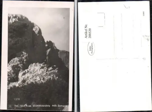 288520,Rax Blick vom Wildfährtensteig aufs Gamseck b. Reichenau