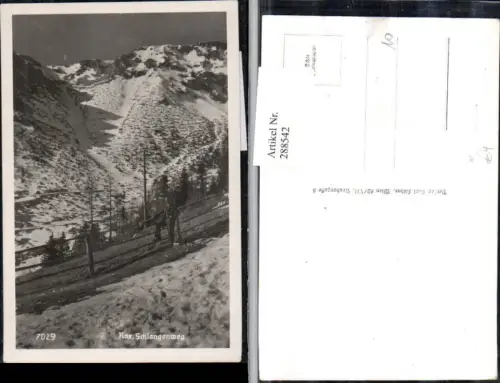 288542,Rax Schlangenweg Bergkulisse Winterbild b. Prein