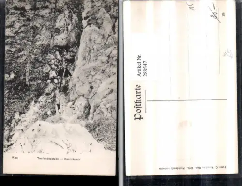 288547,Rax Teufelsbadstube Kanitzkamin b. Reichenau Bergsteiger