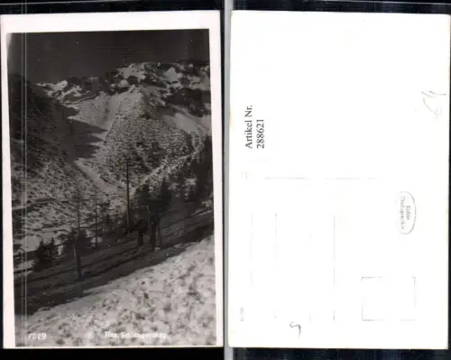 288621,Rax Schlangenweg Bergkulisse Winterbild b. Prein