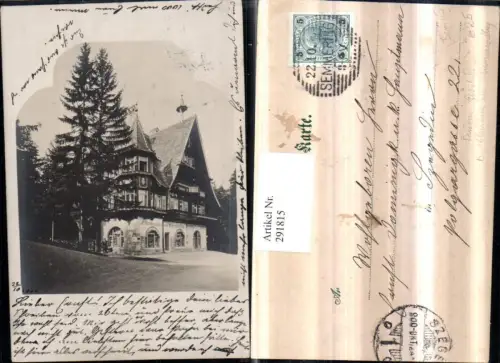 291815,Friseur Geschäft B. Kleinhaus aus Mürzzuschlag b. Semmering