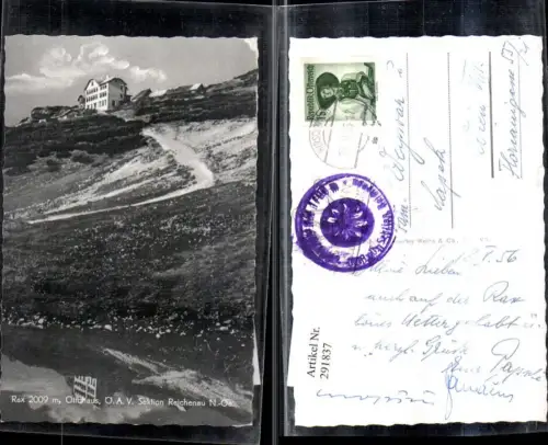 291837,Rax Ottohaus Berghütte b. Reichenau