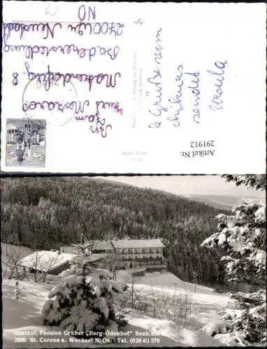 291912,St. Corona am Wechsel Gasthof Pension Berg Ödenhof Winterbild