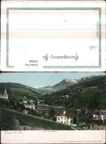293668,Prein an d. Rax Teilansicht m. Raxalpe Bergkulisse