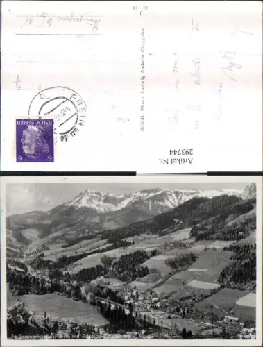 293744,Prein an d. Rax Totale m. Raxalpe Bergkulisse
