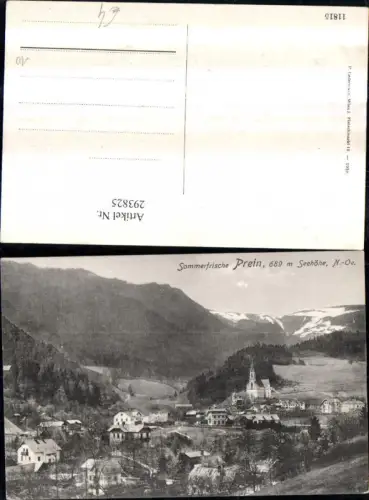 293825,Prein an d. Rax Totale Bergkulisse