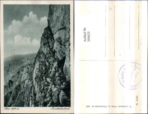295625,Rax Inntalerband Bergkulisse b. Naßwald Schwarzau Bergsteiger