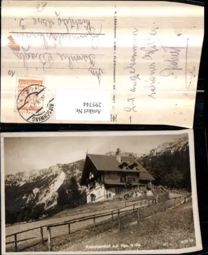 295744,Knappenhof Hotel b. Edlach Reichenau an d. Rax Bergkulisse