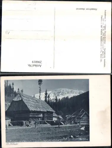 296019,Raxental Neuschnee Hausansicht Bergkulisse b. Reichenau