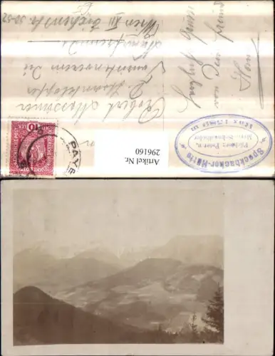 296160,Blick ins Tal Bergkulisse b. Payerbach Reichenau Prein