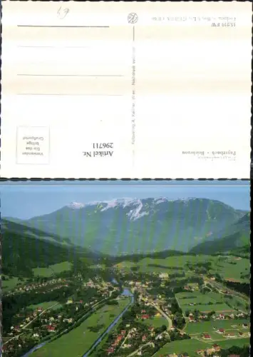 296711,Payerbach Reichenau Totale Bergkulisse Fliegeraufnahme
