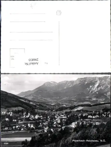 296833,Payerbach Reichenau Totale m. Viadukt Bergkulisse