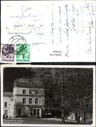 297064,Reichenau Erholungsheim der Kammer f. Arbeiter u. Angestellte