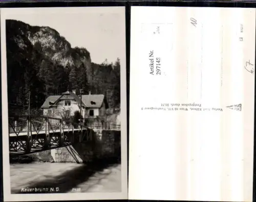 297148,Kaiserbrunn Dependance Brücke b. Reichenau
